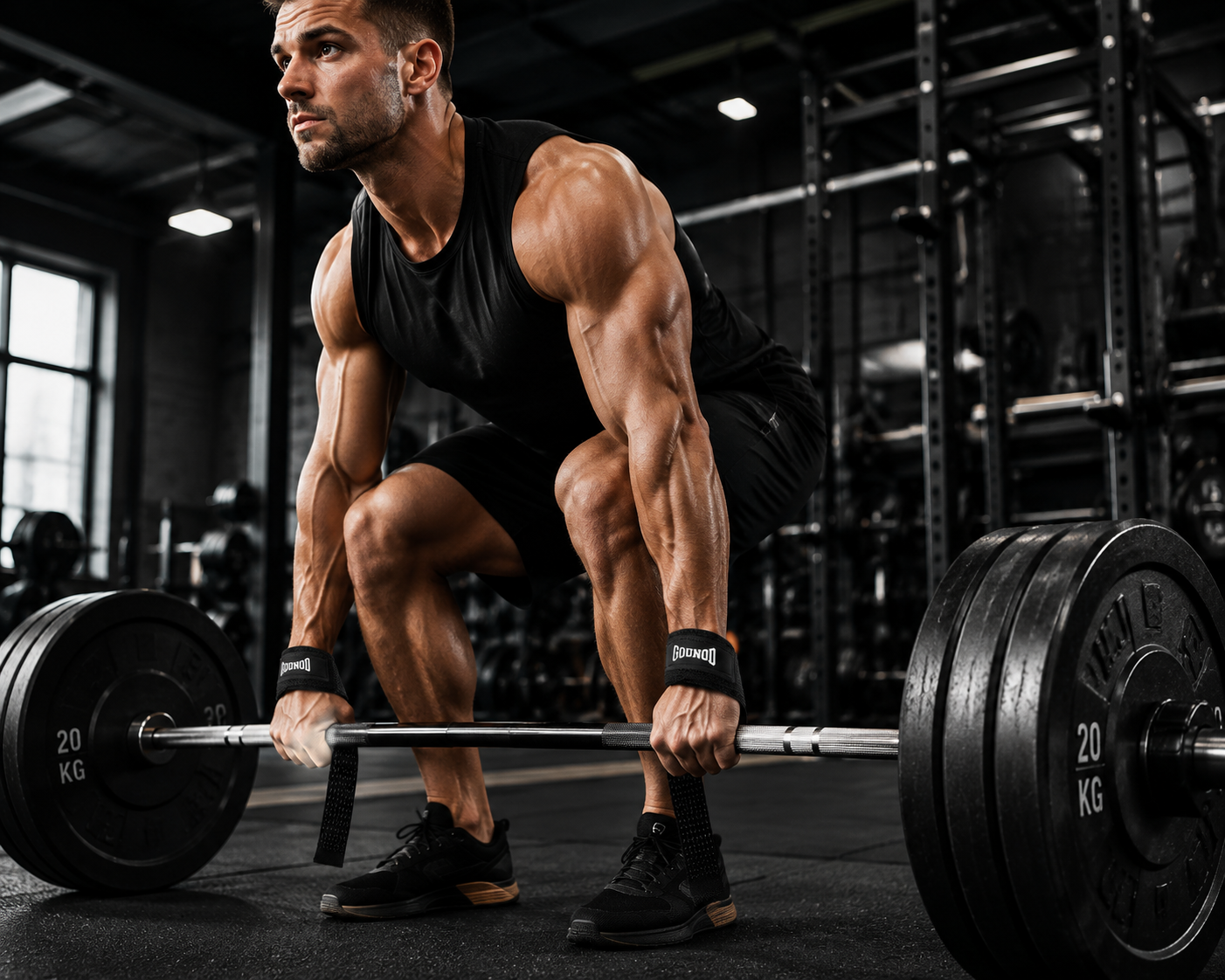 Neoprene Padded Lifting Straps – Deadlift & Gym