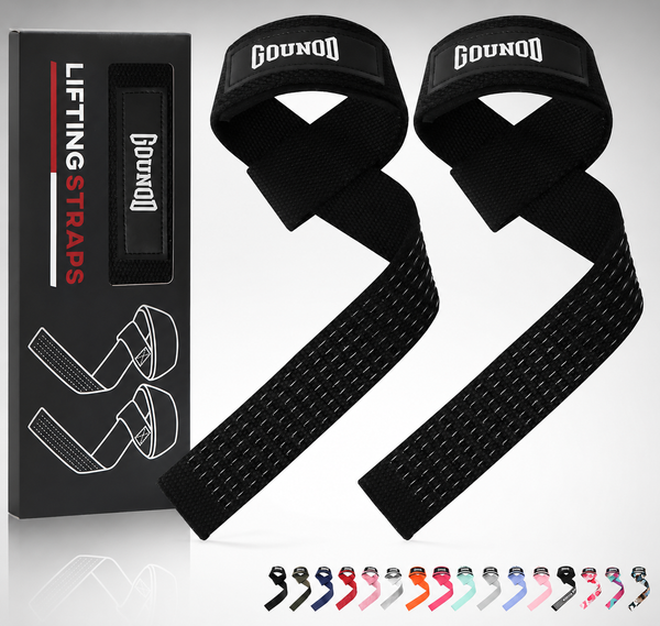 Neoprene Padded Lifting Straps – Deadlift & Gym