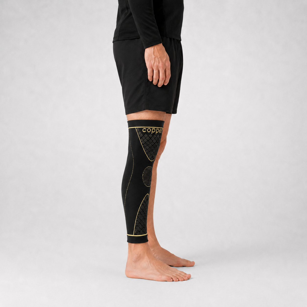 Copper Full Leg Sleeves Long Compression 1 Paris