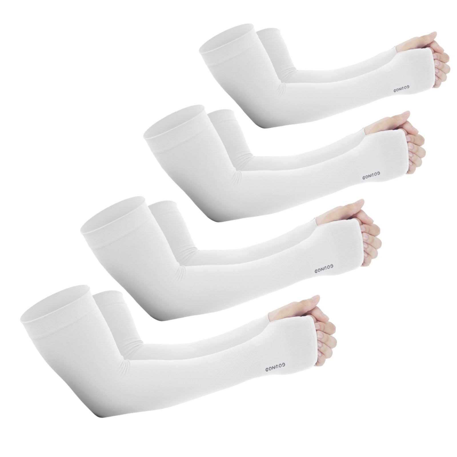 GOUNOD Sun Protection Cooling Arm Sleeves with Thumb Holes BXTZ