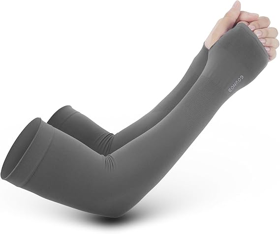 GOUNOD Sun Protection Cooling Arm Sleeves with Thumb Holes 1 Pair