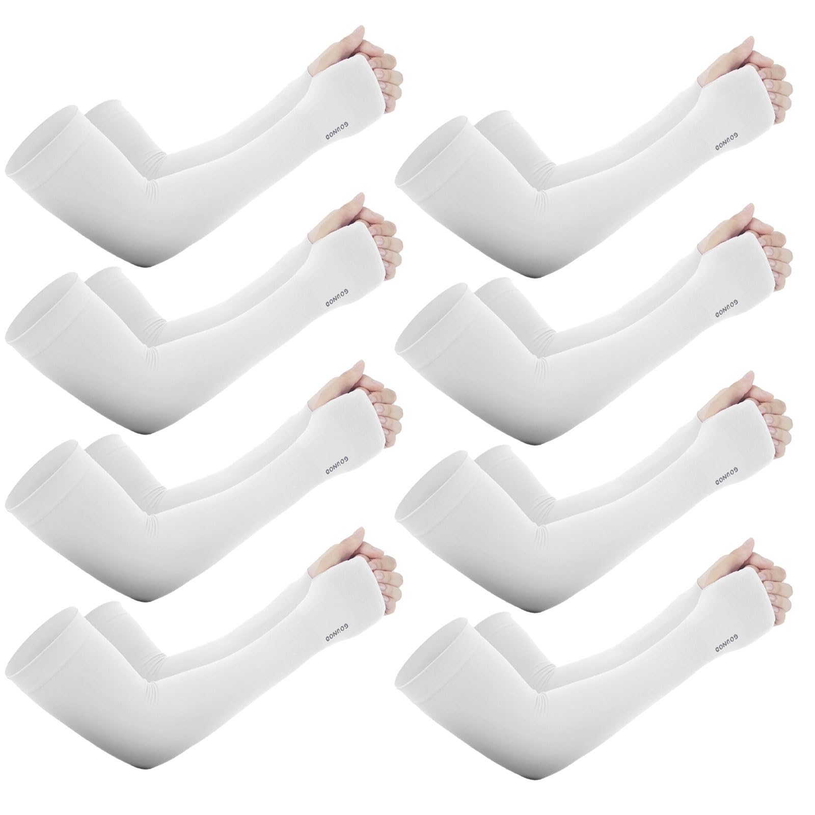 GOUNOD Sun Protection Cooling Arm Sleeves with Thumb Holes BXTZ