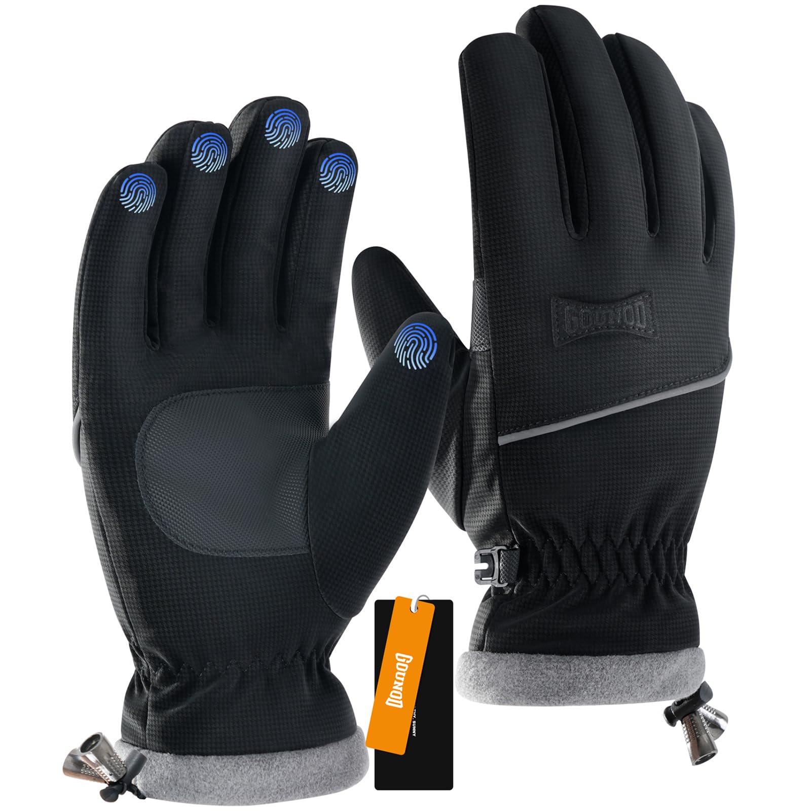 GOUNOD Thermal Insulated Waterproof Windproof Cold Weather Gloves GDUS