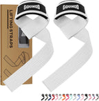 GOUNOD Lifting Straps for Weightlifting, Padded Wrist Straps, Black J461