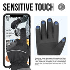 GOUNOD Thermal Insulated Waterproof Windproof Cold Weather Gloves GDUS