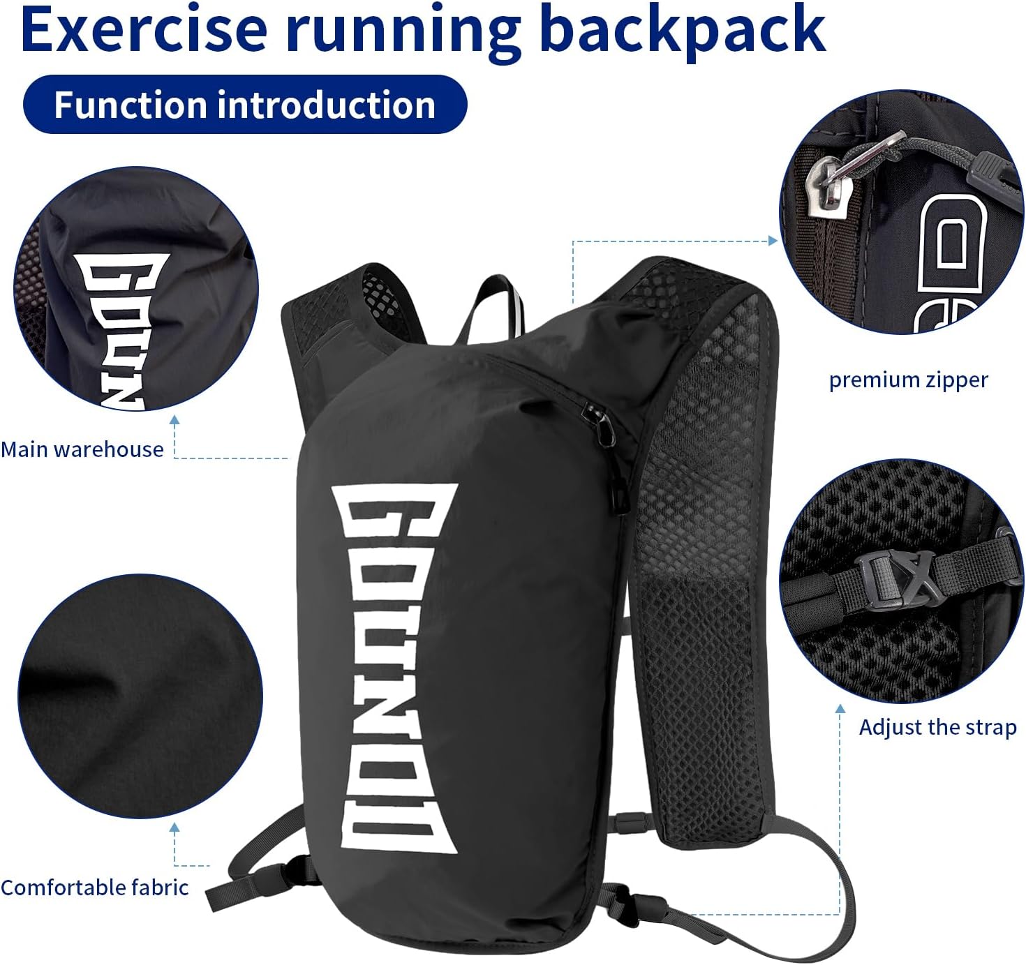Lightweight Trail Running Vest Backpack