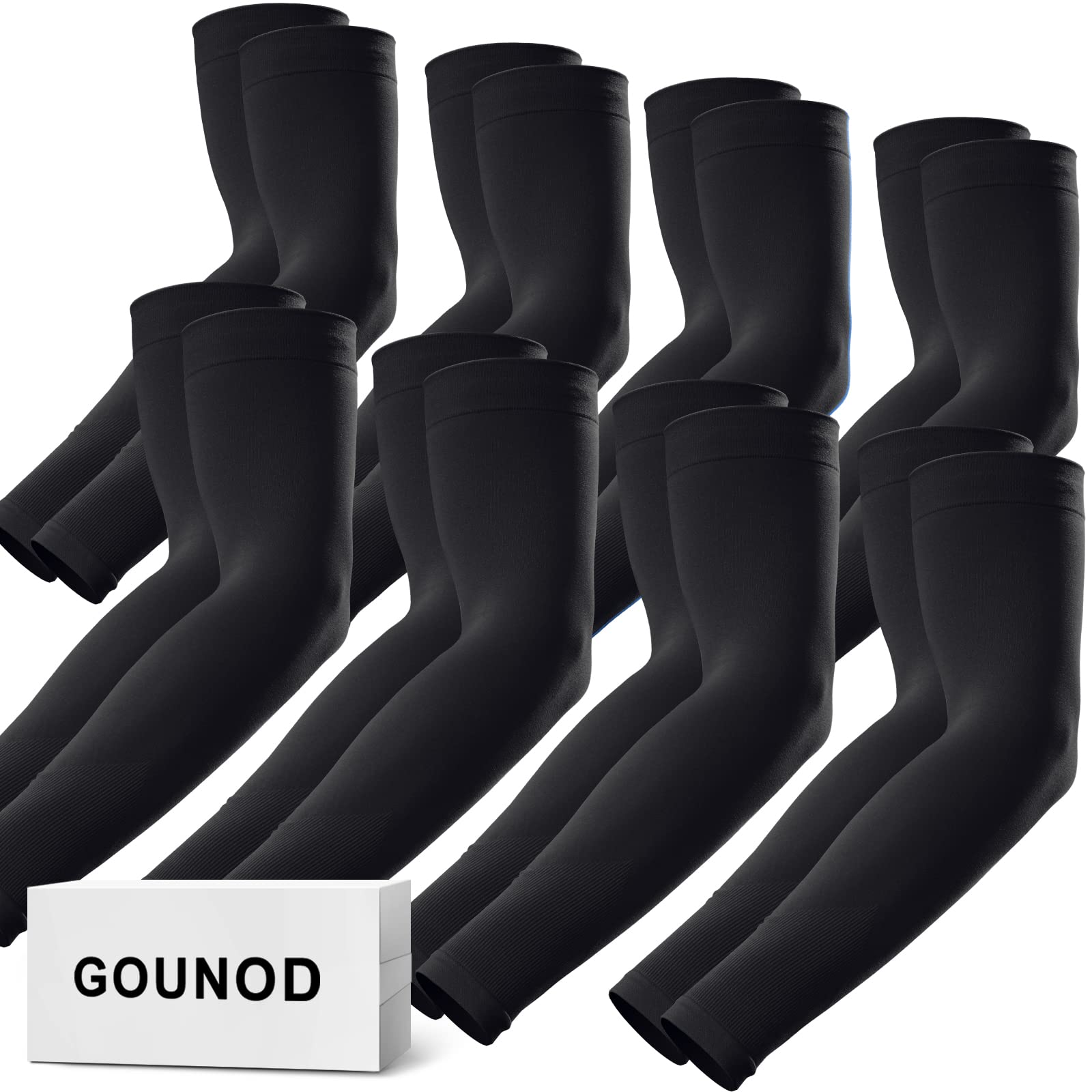 GOUNOD Plain Cuff Cooling Arm Sleeves UV Protection BXPK