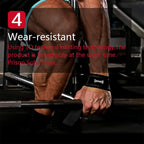 GOUNOD Lifting Straps for Weightlifting, Padded Wrist Straps, Black J461