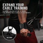GOUNOD Lifting Wrist Straps with D Ring for Weightlifting & Gym ZLD005