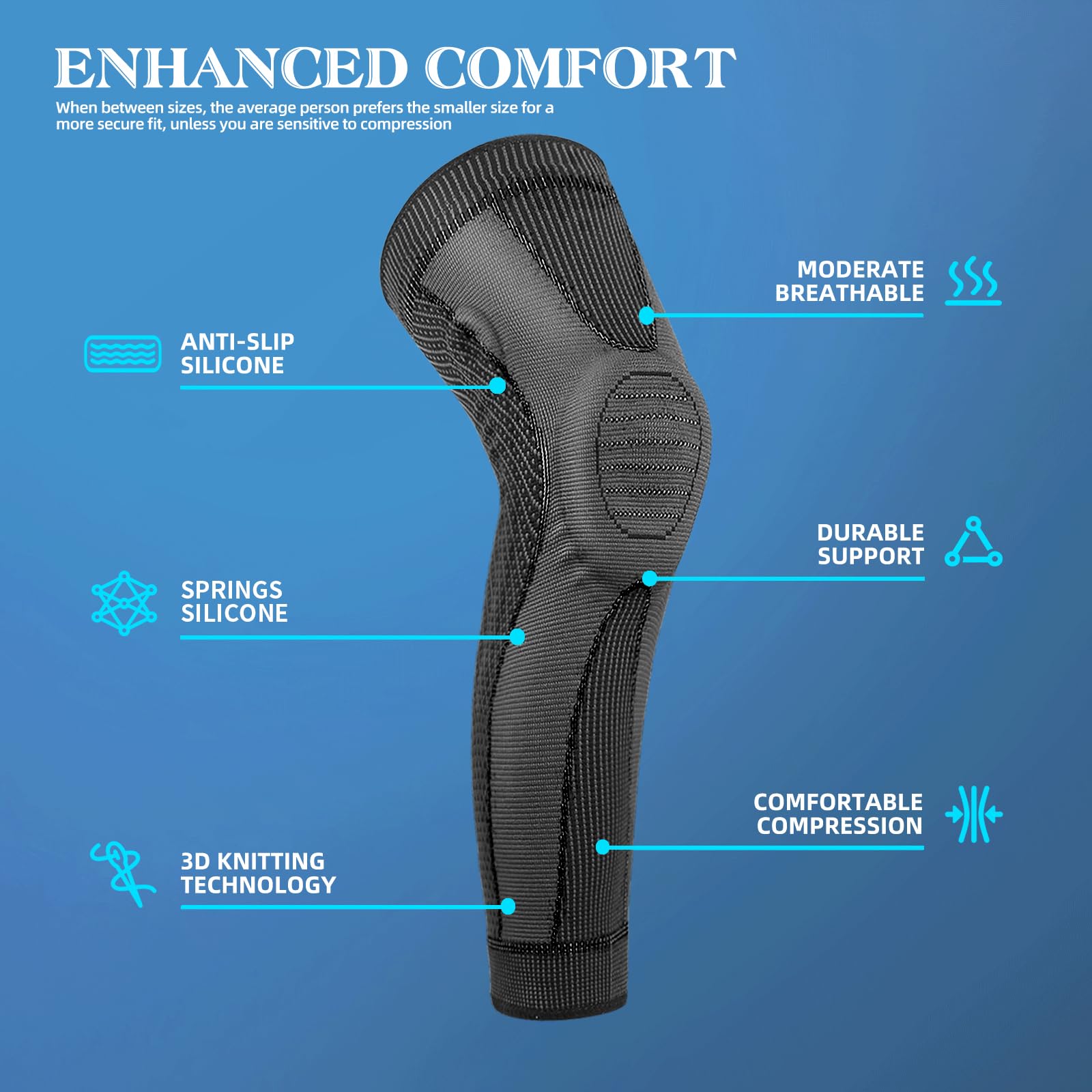 Full Leg Sleeves Long Compression  HJ028