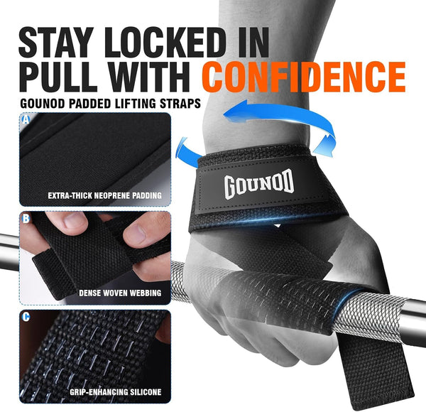 Gounod Non-slip silicone grip and cushioned wrist padding  J46
