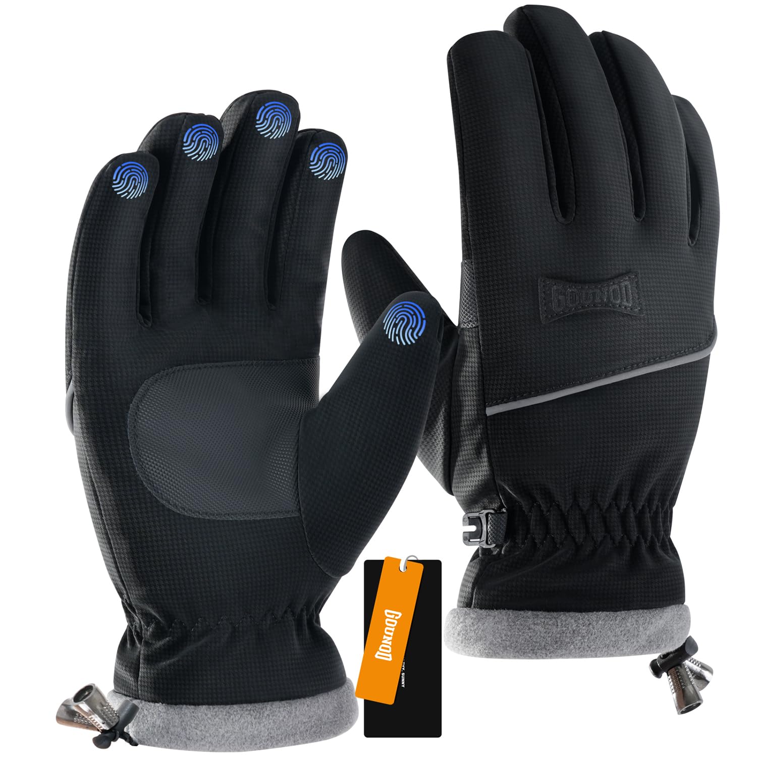 GOUNOD Thermal Insulated Waterproof Windproof Cold Weather Gloves GDUS