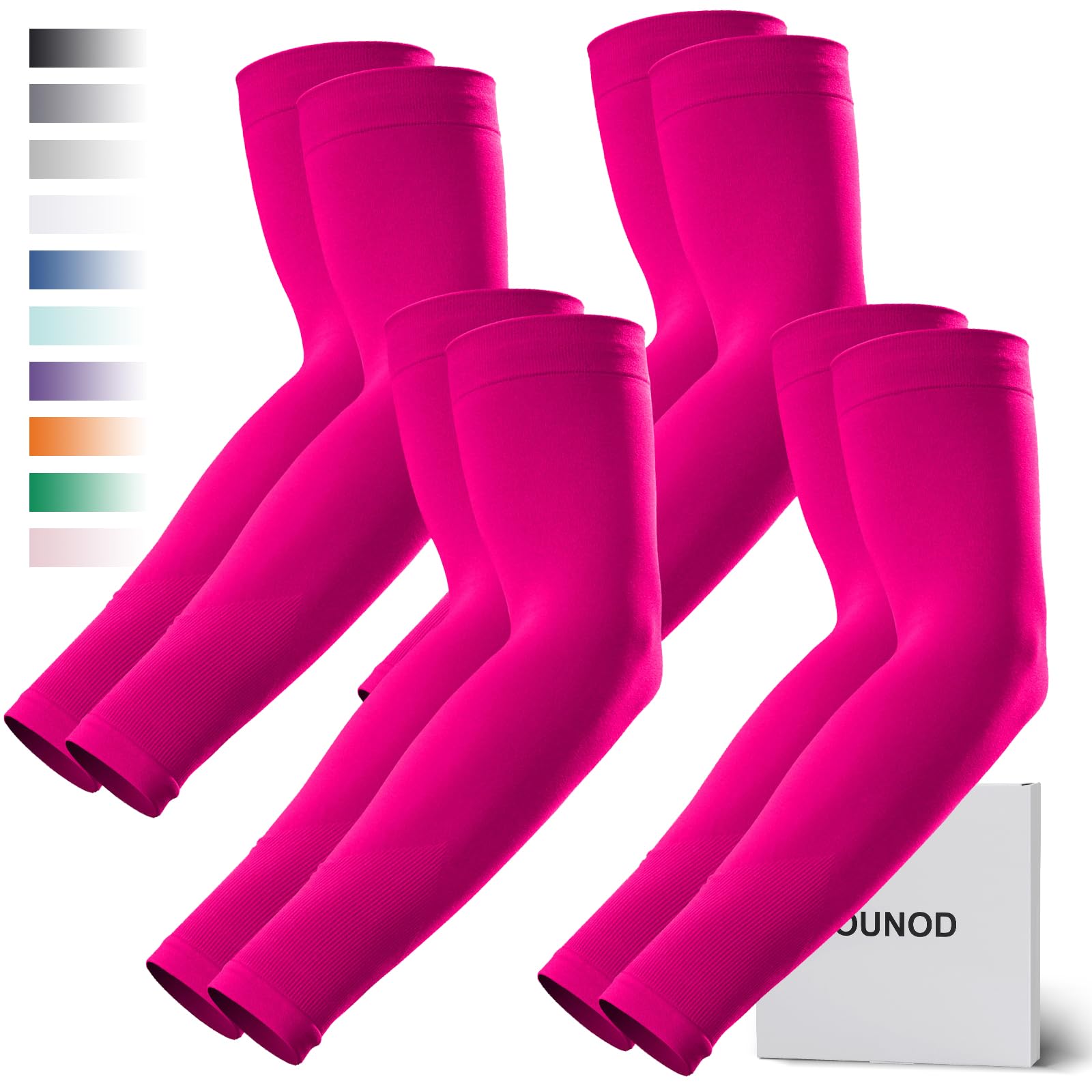 GOUNOD Plain Cuff Cooling Arm Sleeves UV Protection BXPK