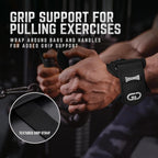 GOUNOD Lifting Wrist Straps with D Ring for Weightlifting & Gym ZLD005