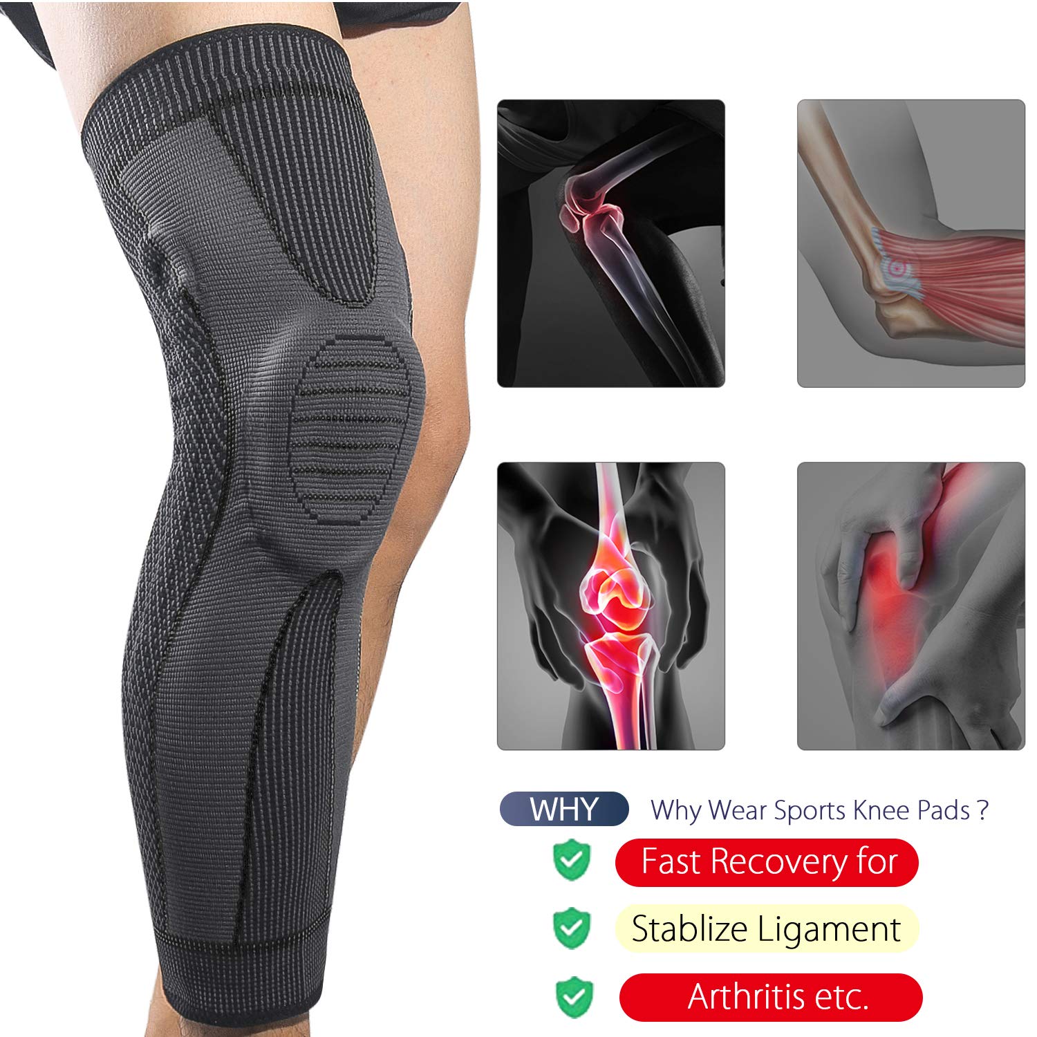 Full Leg Sleeves Long Compression  HJ028