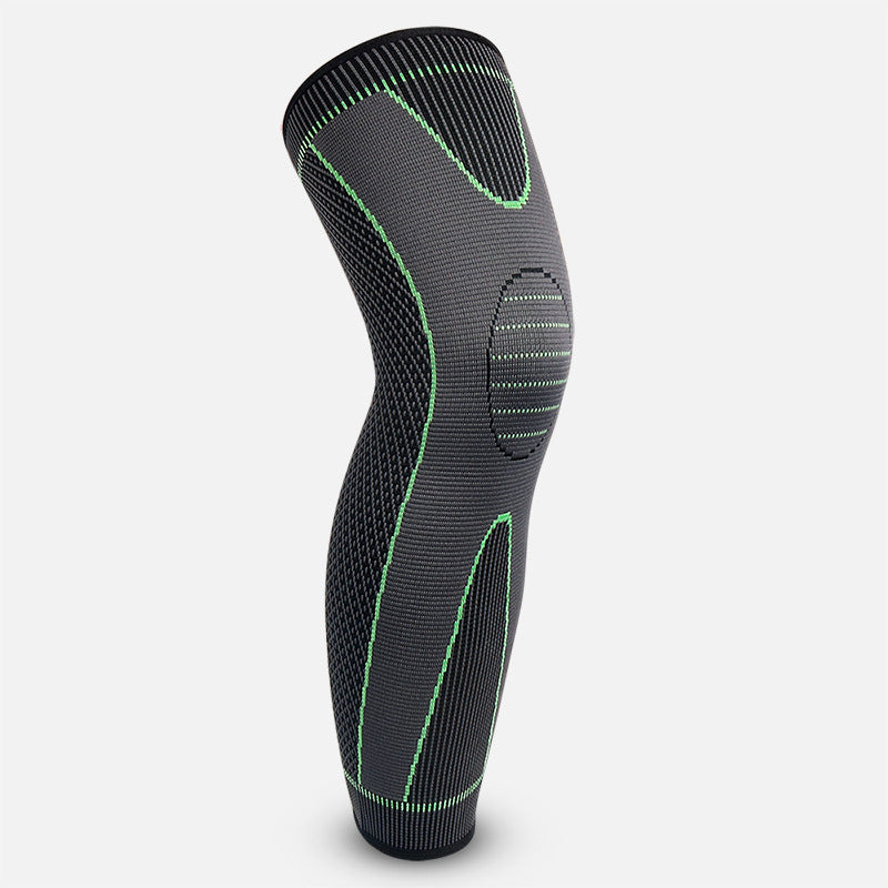 Extended Knitted Nylon Sports Knee Sleeves
