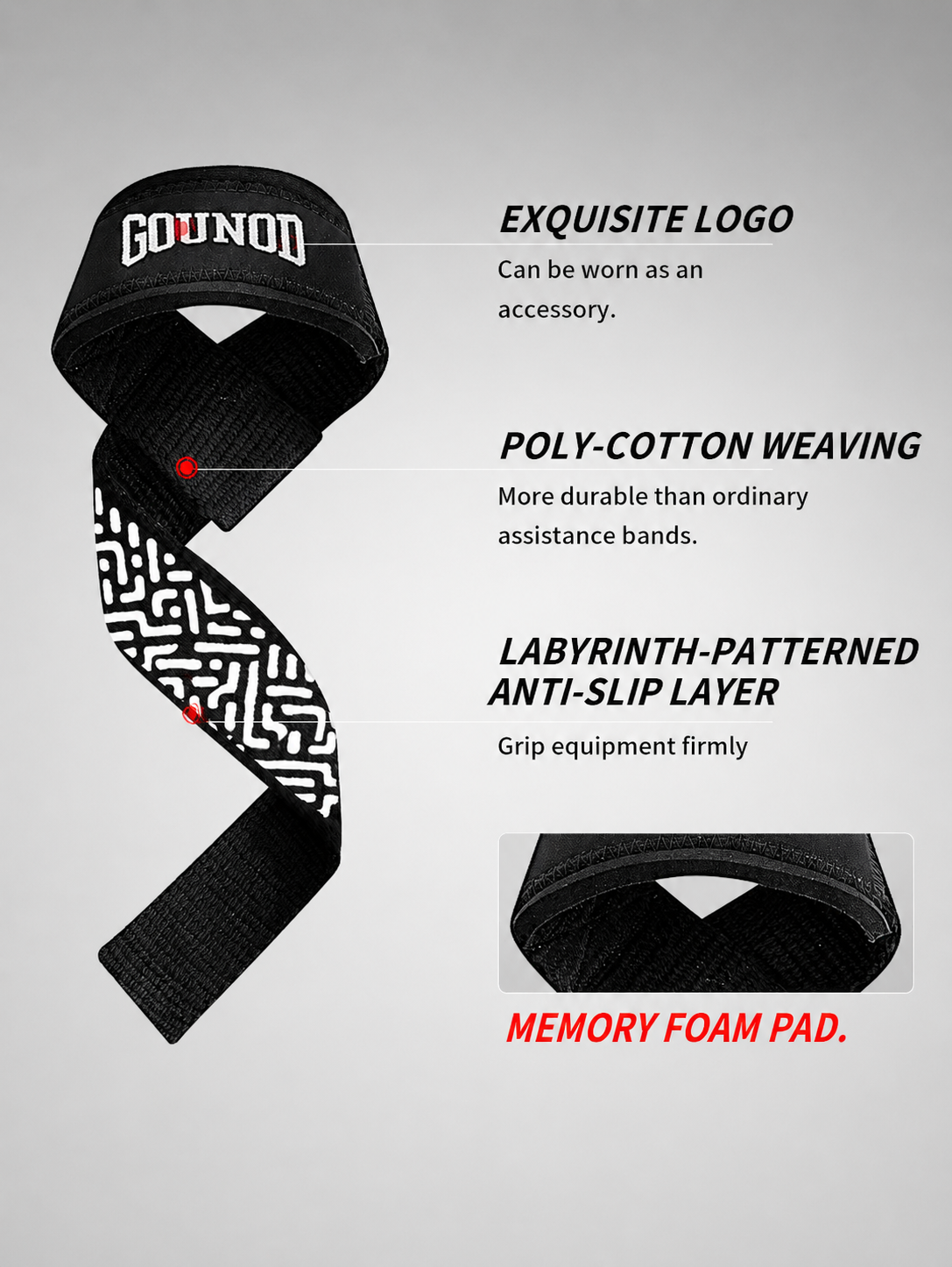 Professional Weightlifting Wrist Wraps & Straps