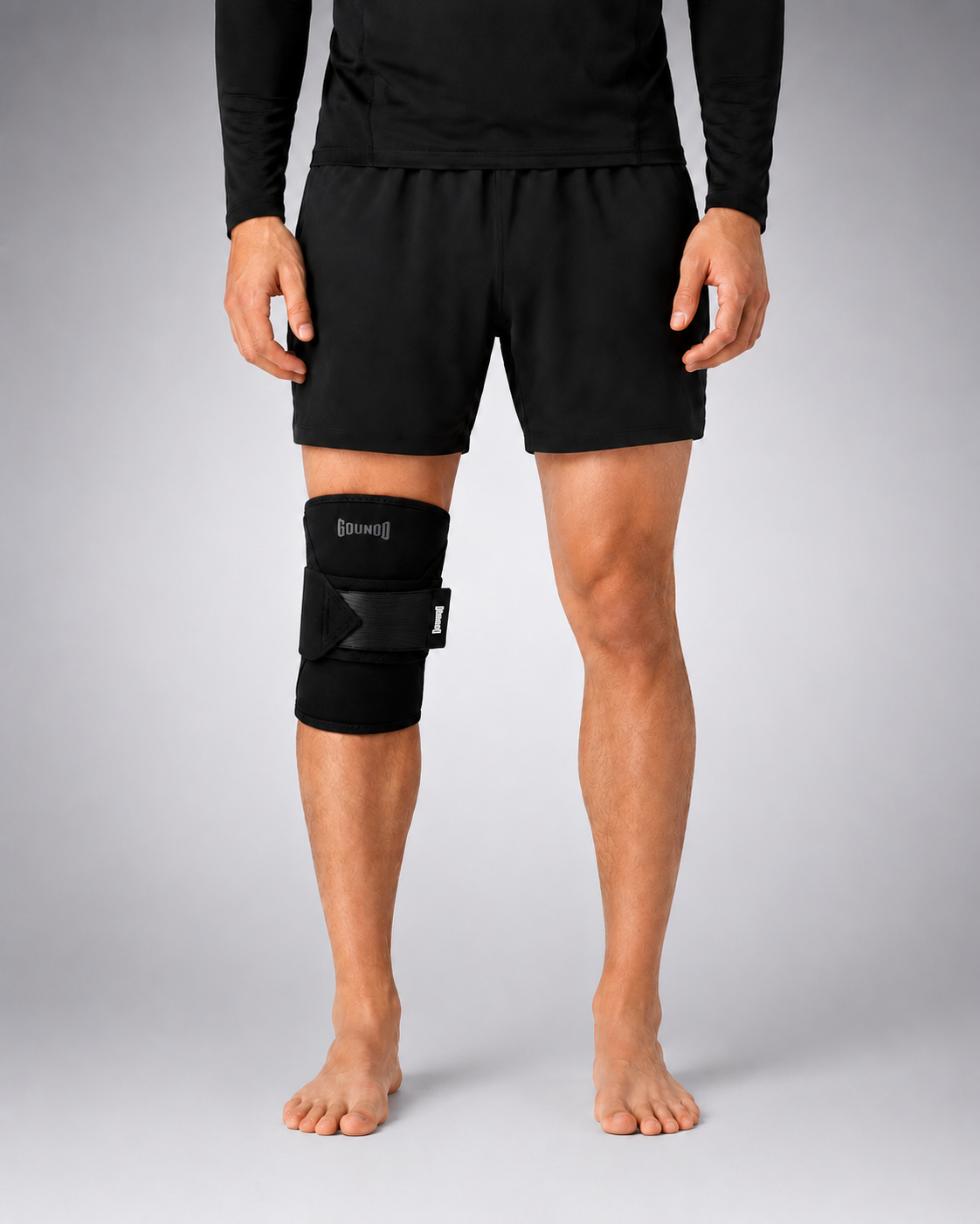 GOUNOD Knee Sleeves for Weightlifting - 7mm Neoprene Knee Sleeves